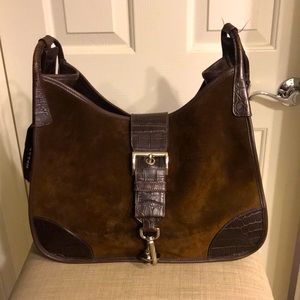 PRADA Brown suede Bag